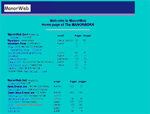 Tablet Screenshot of manorweb.com